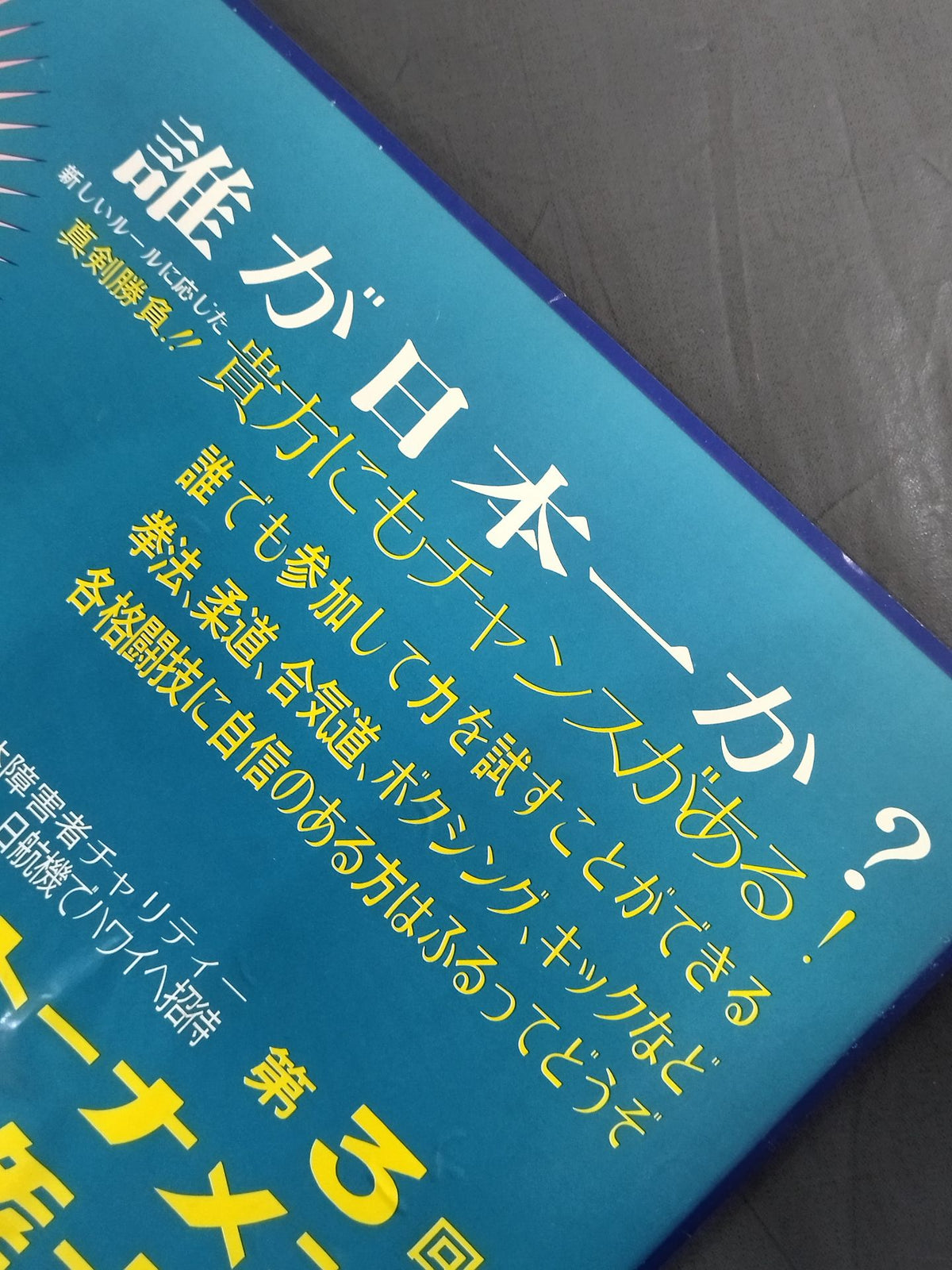 The 3rd Open Tournament All Japan KARATE Province fighters  rights tournament