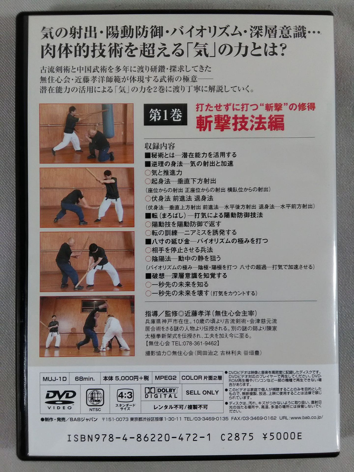 秘術と気の力 Vol.1 斬撃技法編