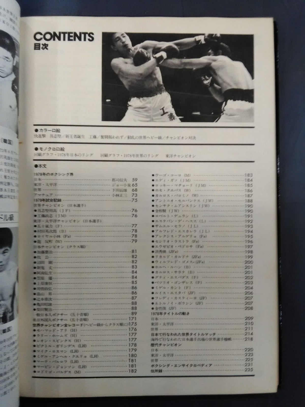Japan Boxing Yearbook 1979
