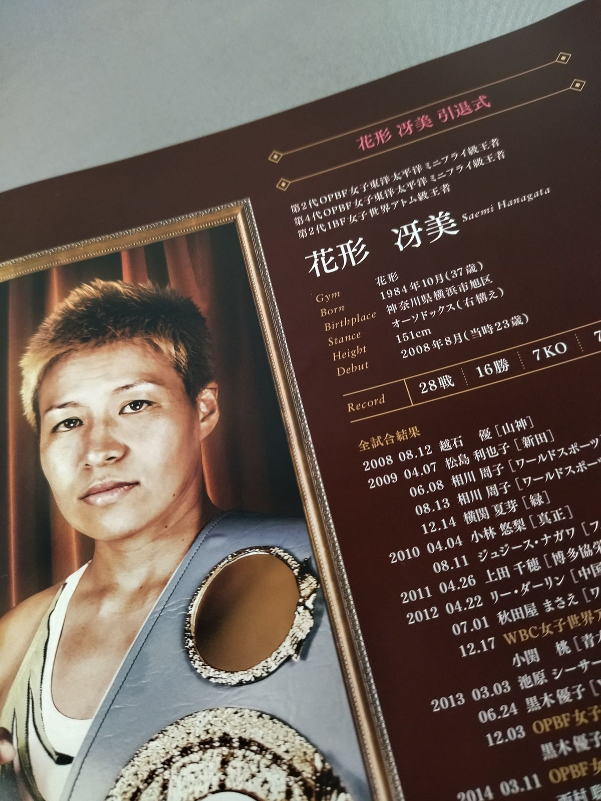 IBF＆WBO女子世界アトム級Wタイトルマッチ / Victoriva Vol.8