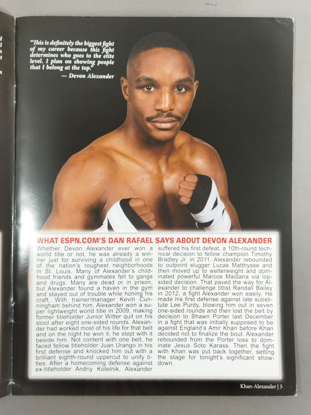 Amir Khan vs Devon Alexander