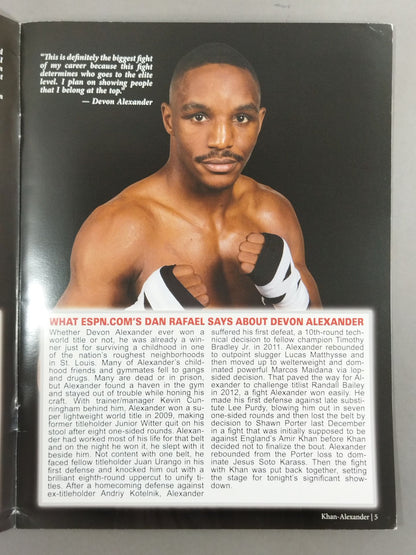 Amir Khan vs Devon Alexander