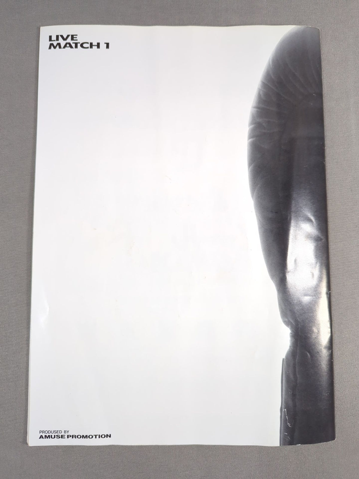【Jiro Watanabe hand signed autograph 】LIVE MATCH 1