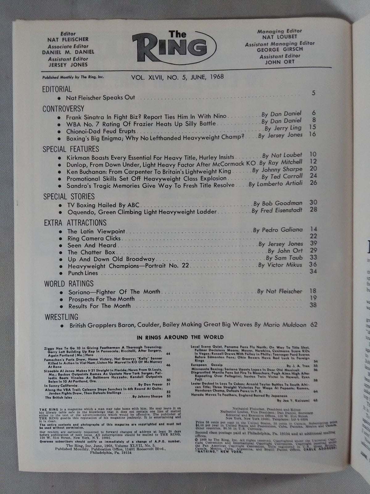 The RING June 1968 issue