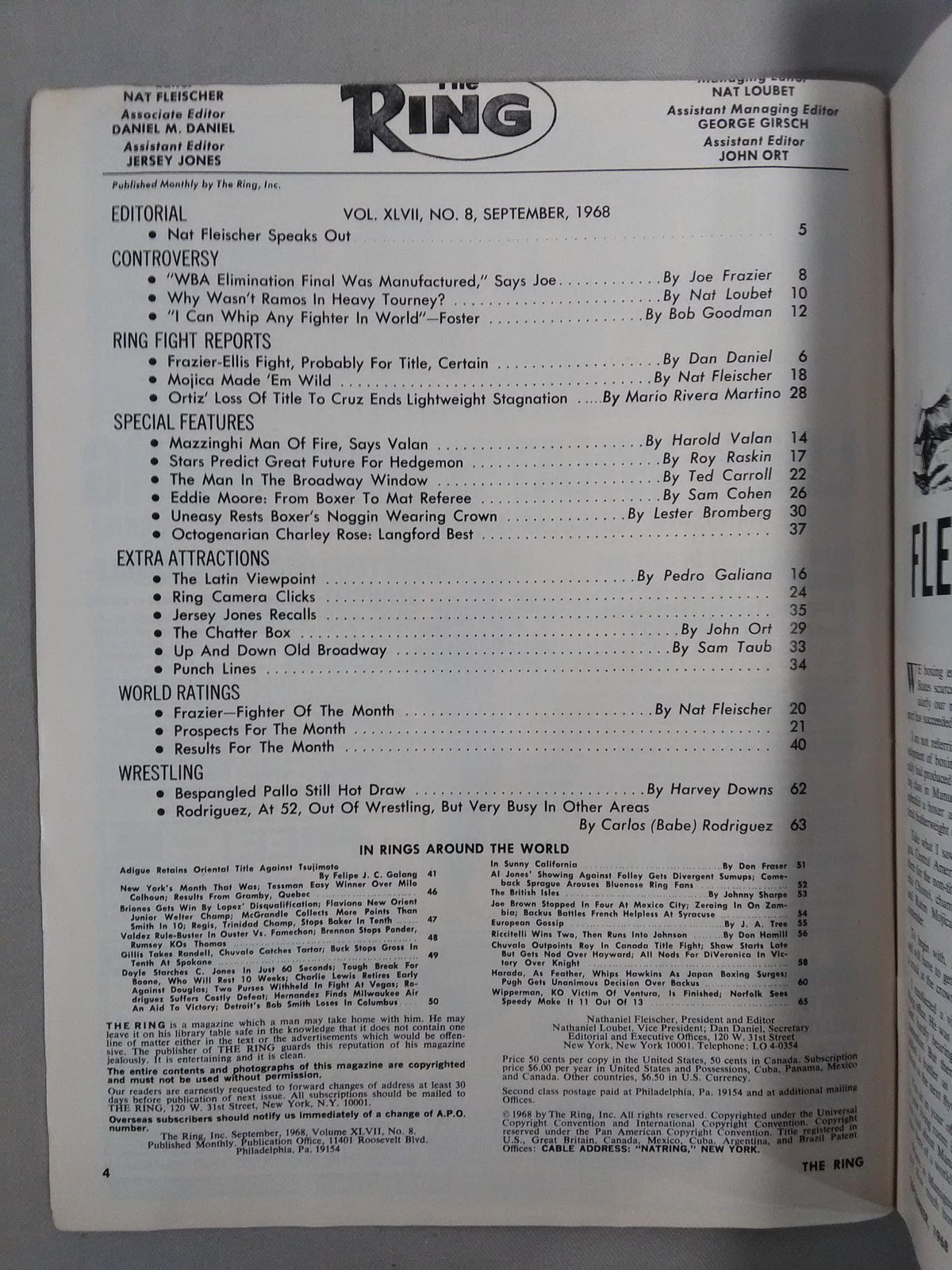 The RING 1968年9月号