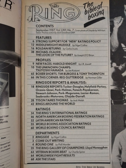 The RING 1987年9月号