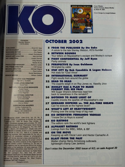 KO MAGAZINE October 2002 Issue