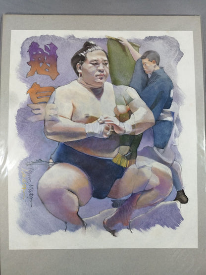 Rin Matsuoka's hand signed autograph  "Kai Huang" lithograph