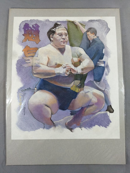 Rin Matsuoka's hand signed autograph  "Kai Huang" lithograph