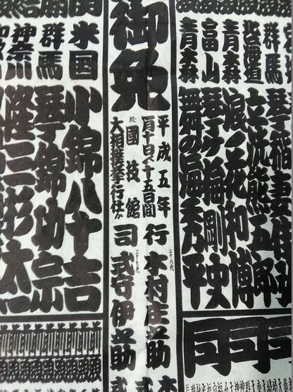 平成五年一月場所 番付表