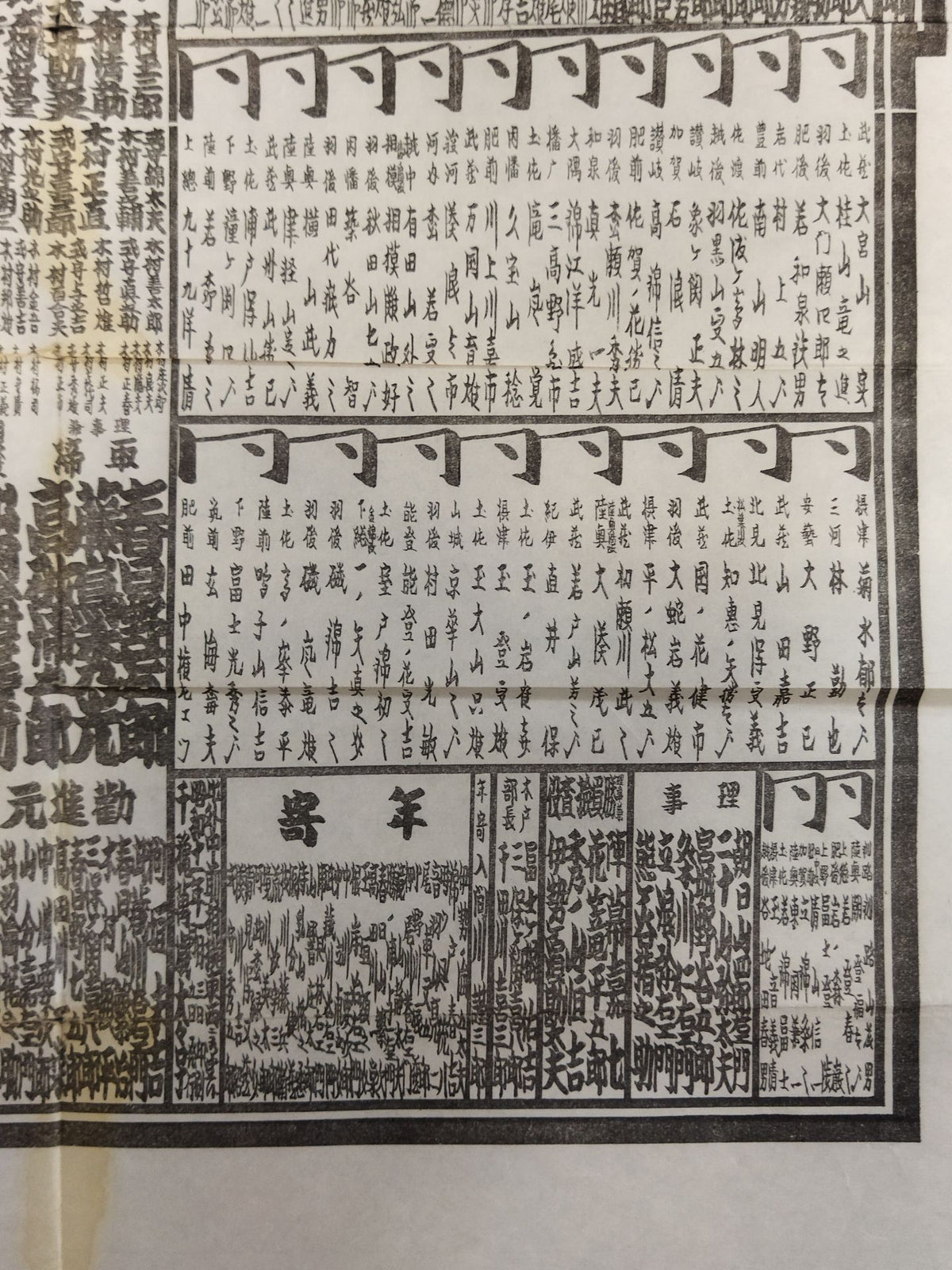 ★双葉山、69連勝のスタート★ 昭和十一年一月場所 番付表