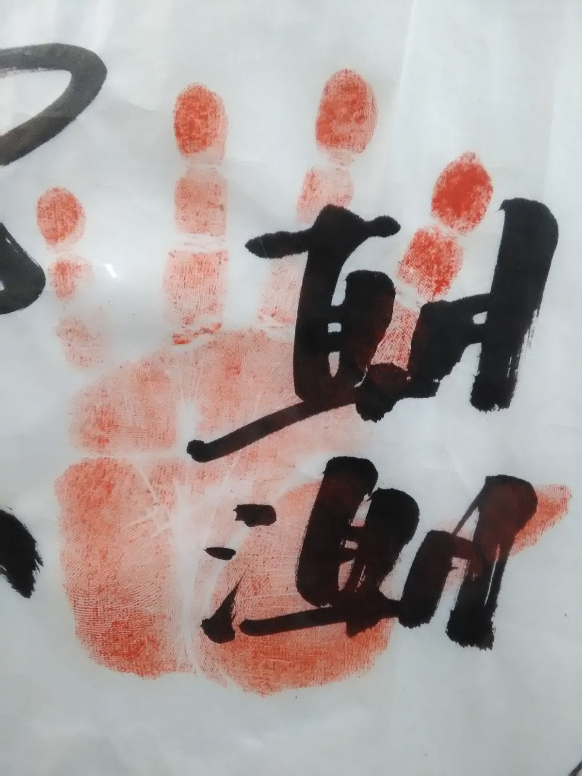 【Mt. Takabo, Mt. Takami, Chiyonofuji , Asashio , Fuji Sakura】 Hand signed autograph  & ITZH handprintRolled