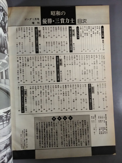大相撲写真画報 昭和の優勝三賞力士