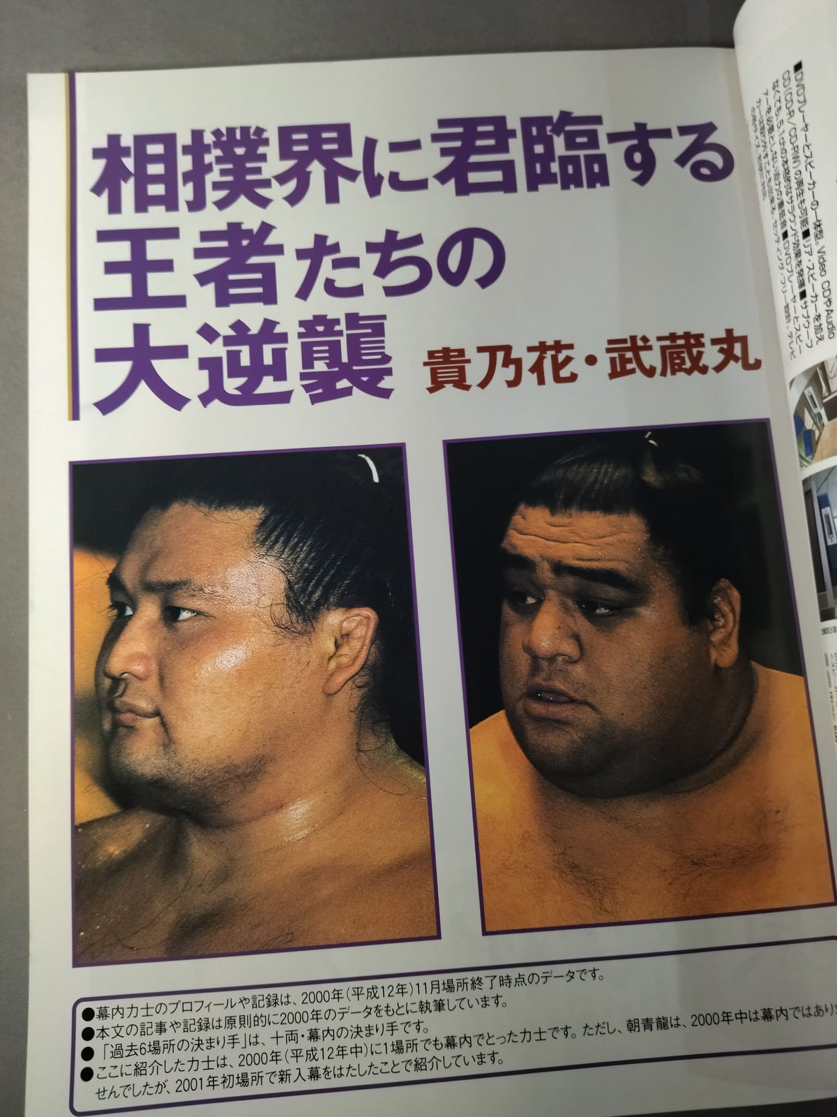 2001 Sumo Yearbook ~Sumo is interesting now~ MOOK21