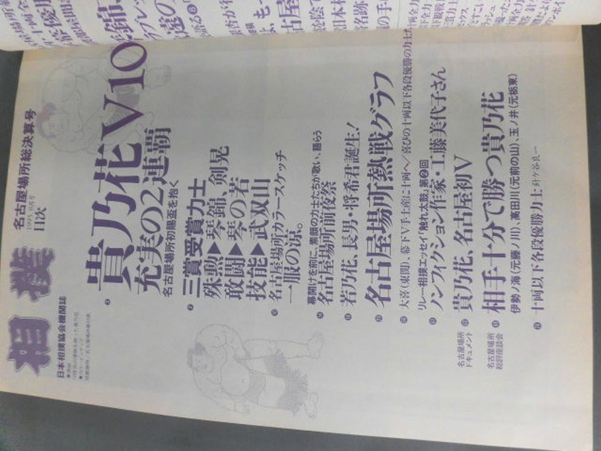 相撲 1995年8月号