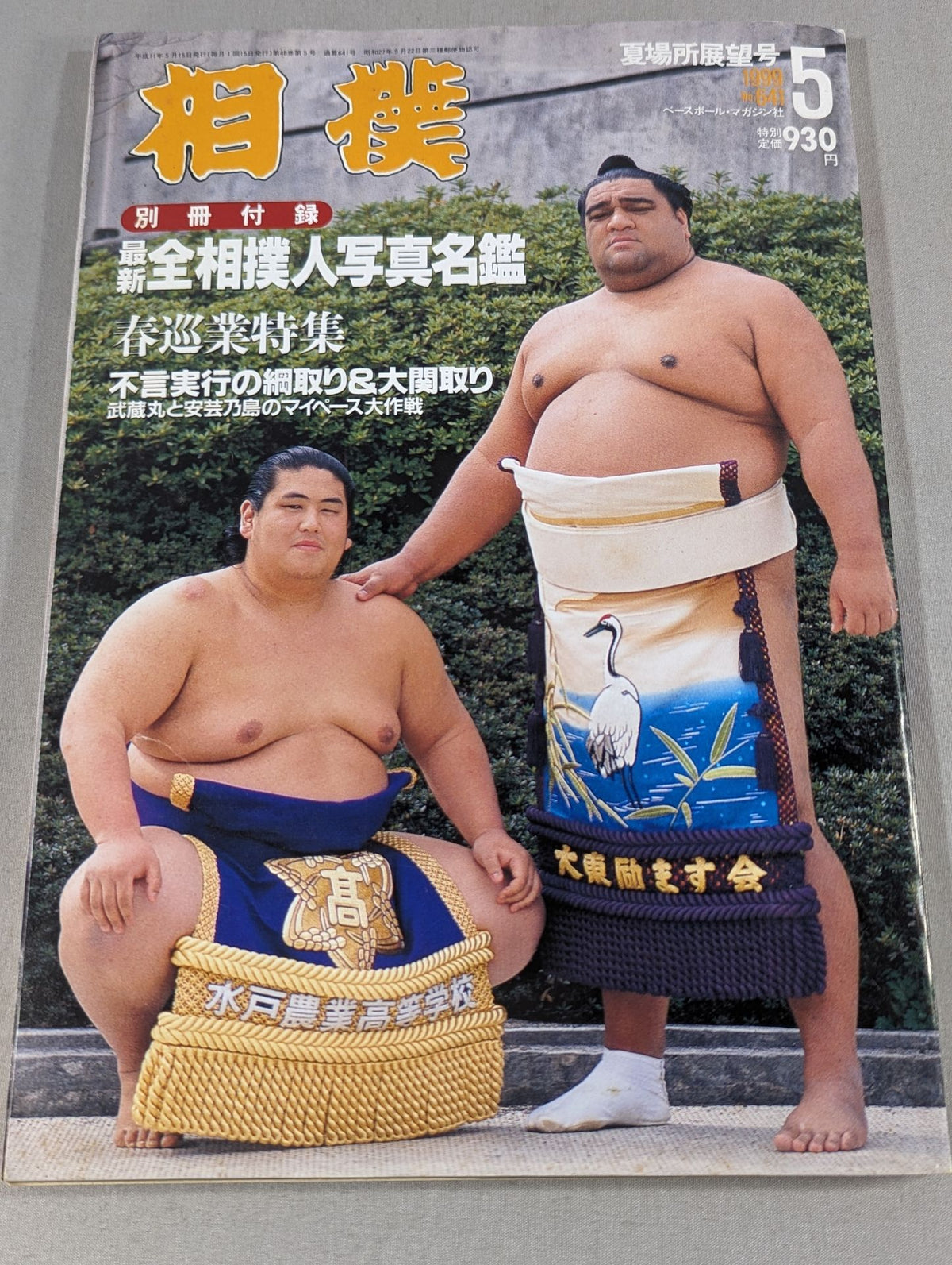 相撲 1999年5月号