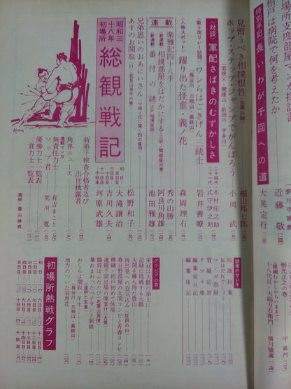 相撲 1963年2月号