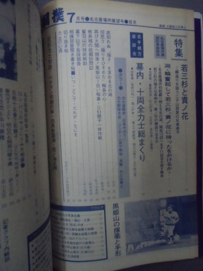 相撲 1977年7月号