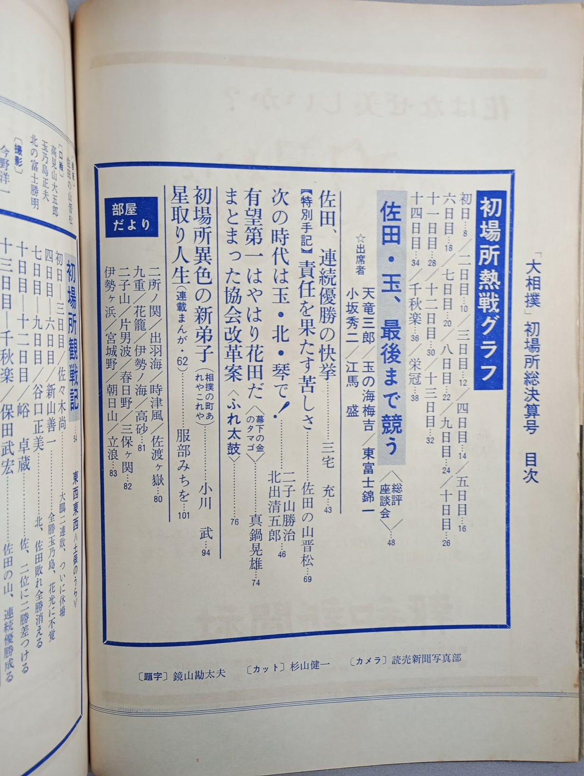 大相撲 1968年2月号