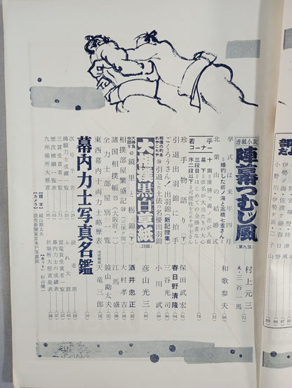 Sumo Wrestling, November 1964