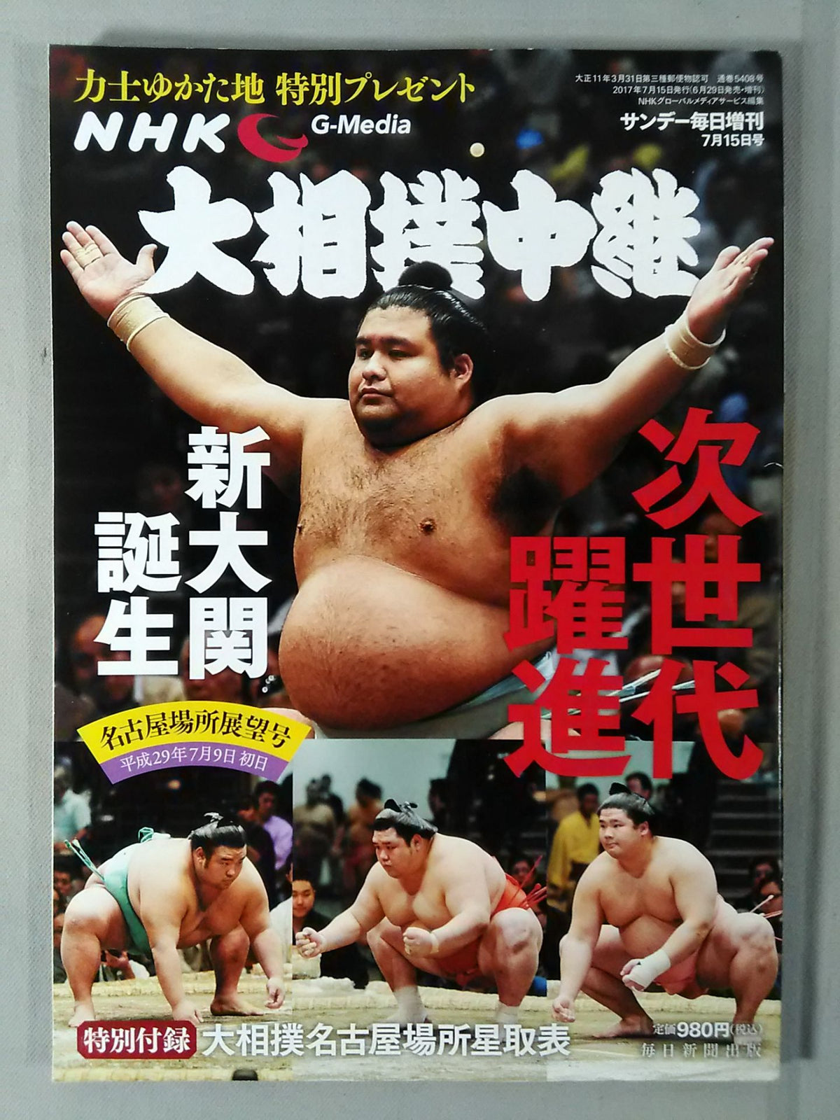 大相撲中継 平成29年名古屋場所展望号