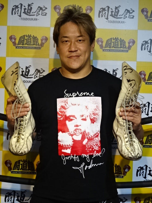 宮本裕向 ★本人実使用!!「傷」だらけのリングシューズ★