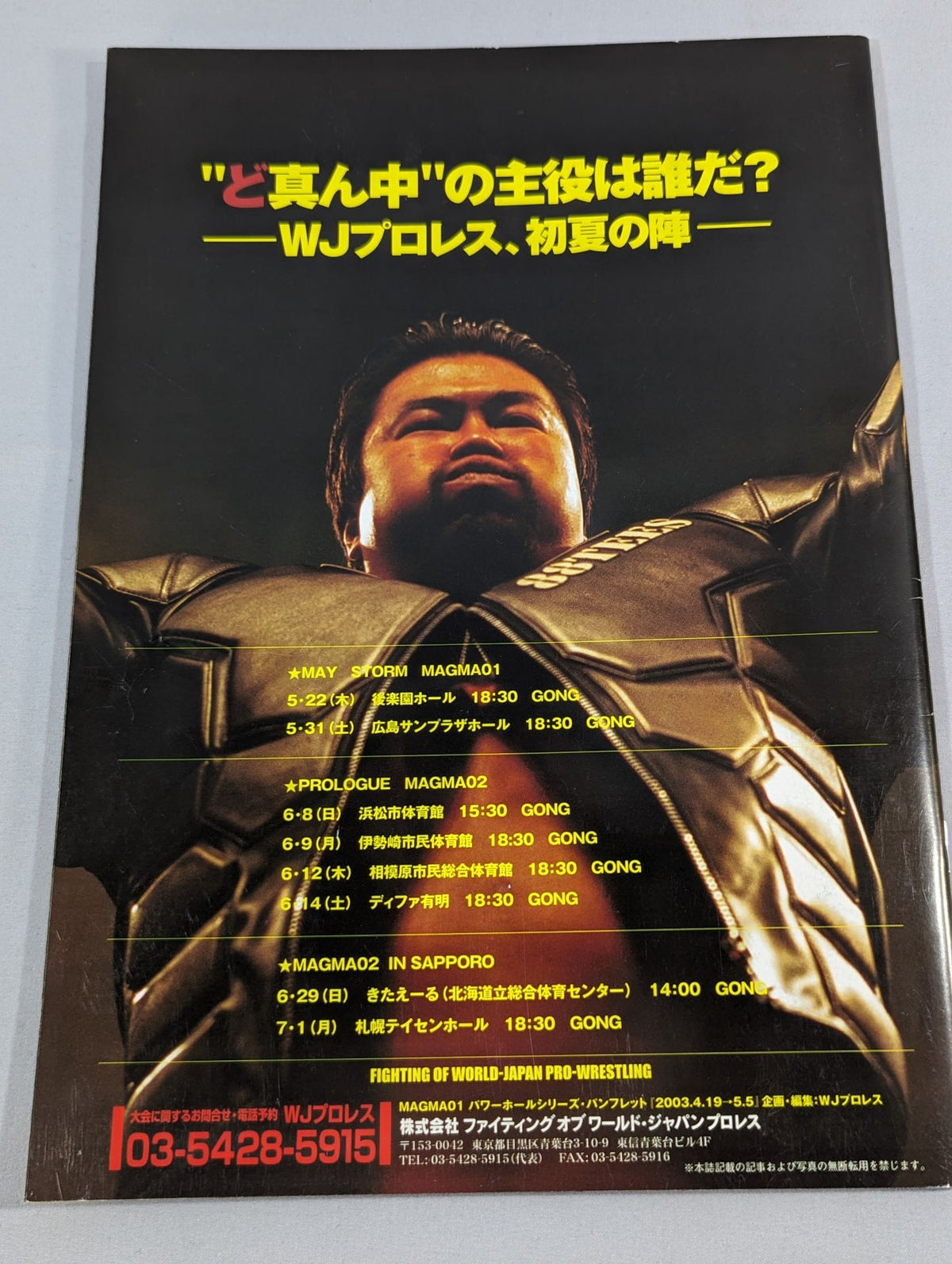 WJ Pro Wrestling  / MAGMA01 Power Hole Series
