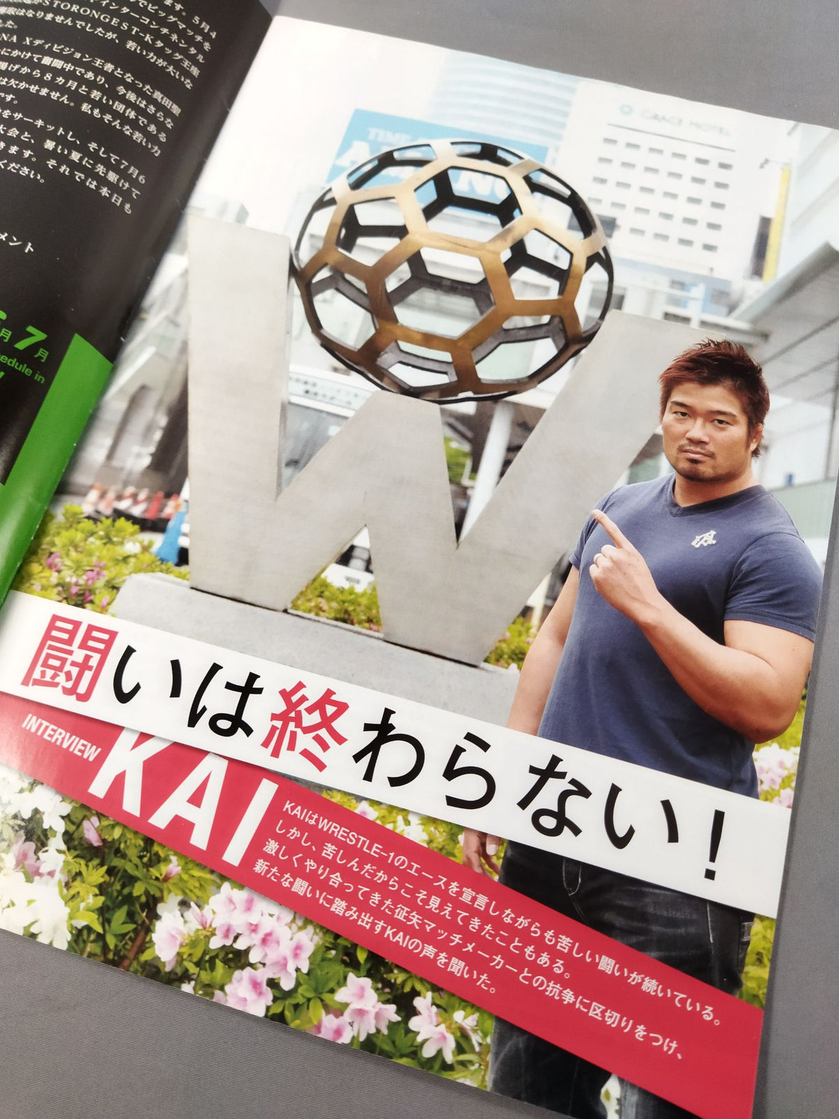 WRESTLE-1  OFFICIAL GUIDE BOOK 2014 No.3