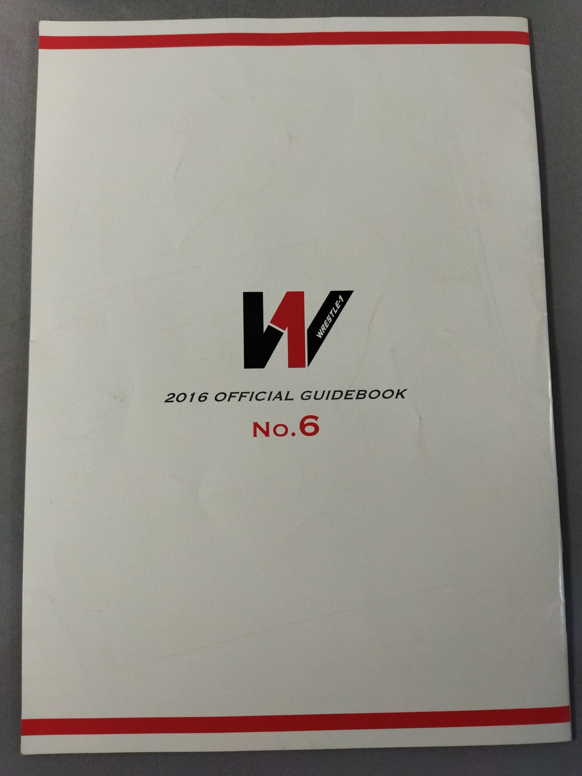 WRESTLE-1  OFFICIAL GUIDE BOOK 2016 No.6