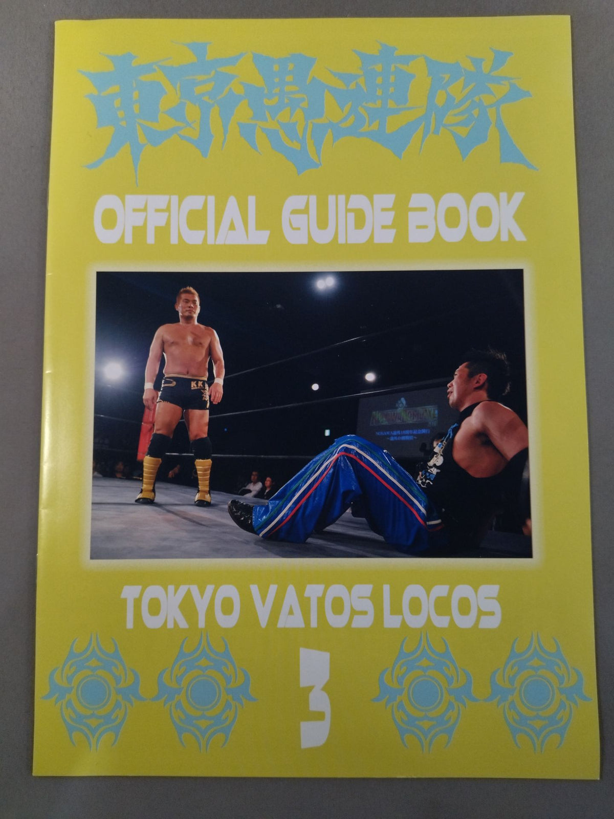 [2 fighters hand signed autograph Tokyo Gurentai  OFFICIAL GUIDE BOOK 3