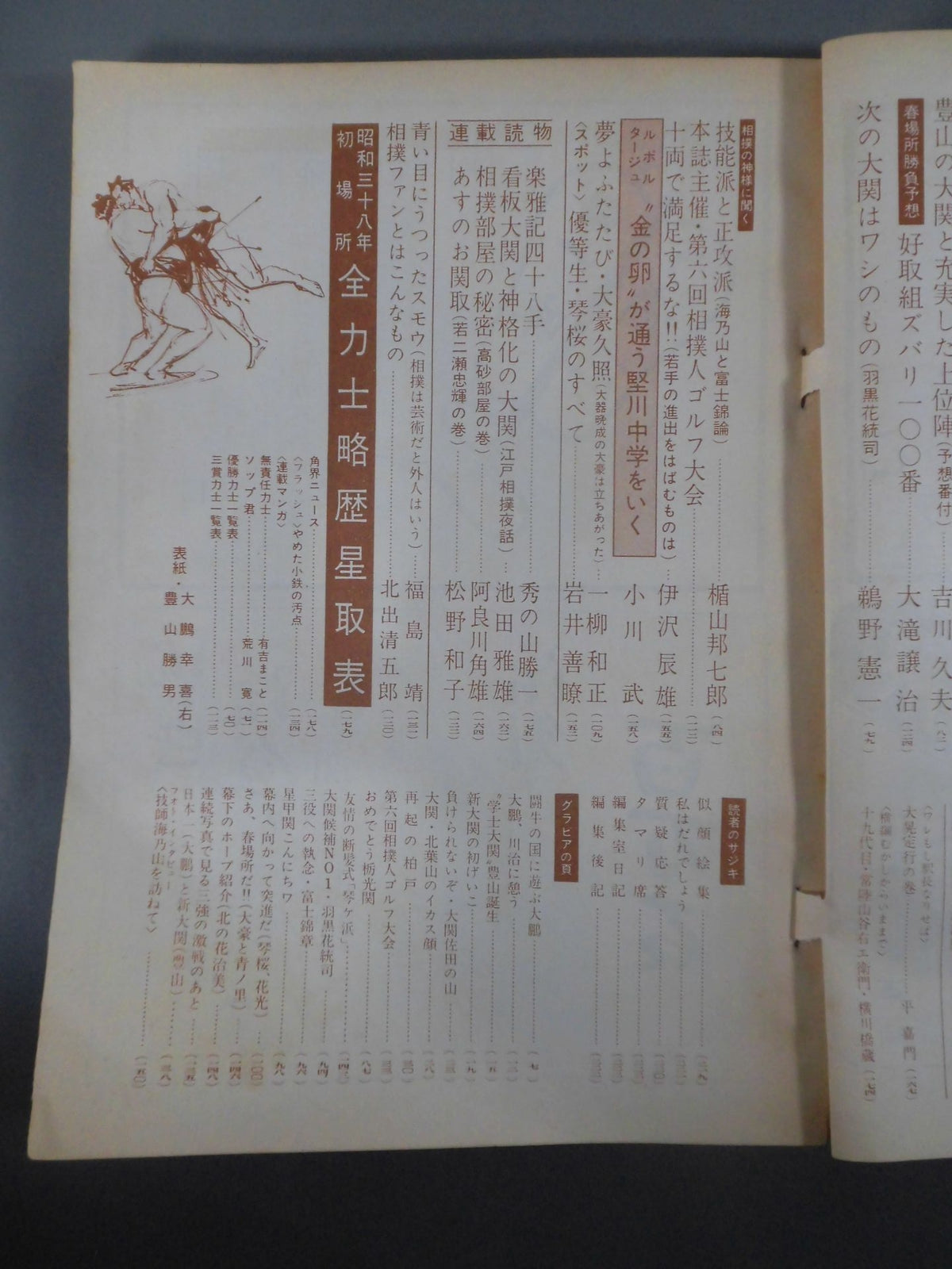 相撲 1963年3月号