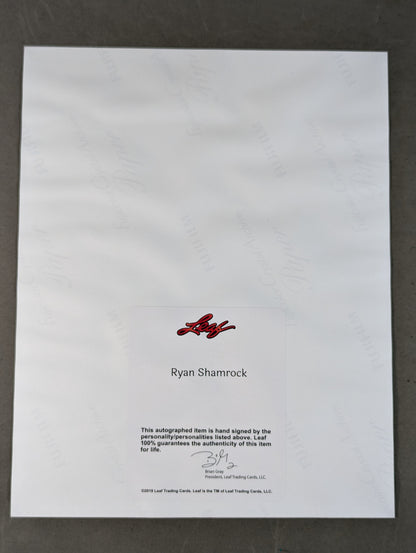 ★2019 LEAF Wrestling SIGNED PHOTO EDITION★ Ryan Shamrock hand signed autograph Pro-Photo 