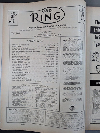 The RING 1953年4月号