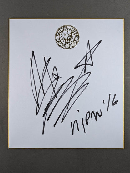 Alex Shelley (Lion Mark Shikishi ( Autograph board ) )