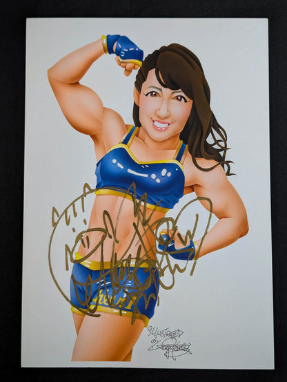 ★ Nagatoshi Sakai 's original painting "★ Muscle Talent Woman" Reika Saiki 
