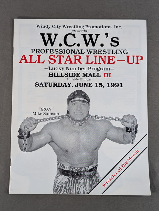 WCW(WCPW) / ALL STAR LINE-UP -Lucky Number Program- HILLSIDE MALL Ⅲ