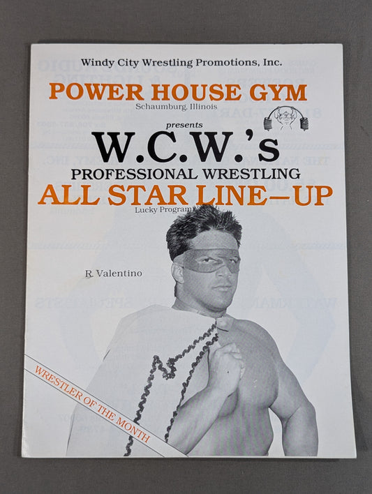 WCW(WCPW) / ALL STAR LINE-UP -Lucky Program- POWER HOUSE GYM Schaumburg. Illinois