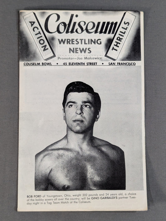 Coliseum Wrestling NEWS (1949.5.10)