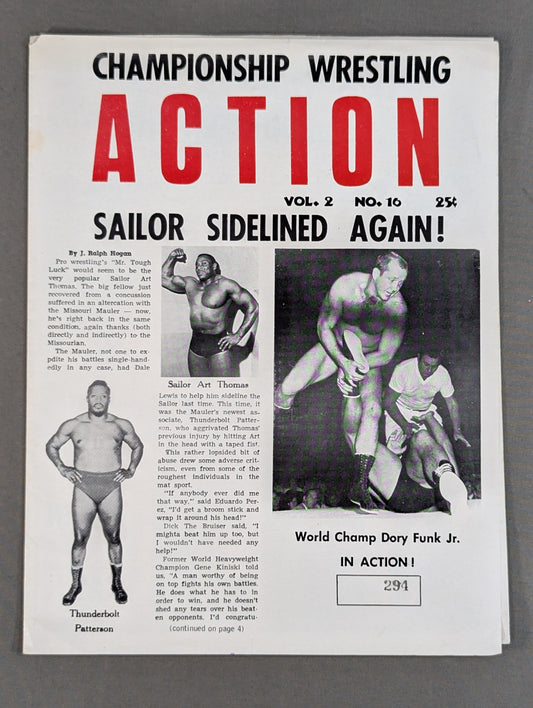 CHAMPIONSHIP WRESTLING ACTION Vol.2 No.16
