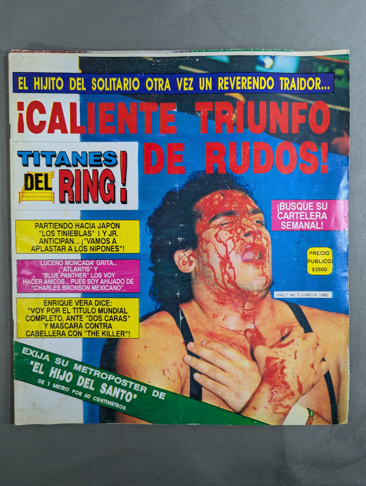 TITANES DEL RING! ANO.1 No.5 June 5, 1992 issue