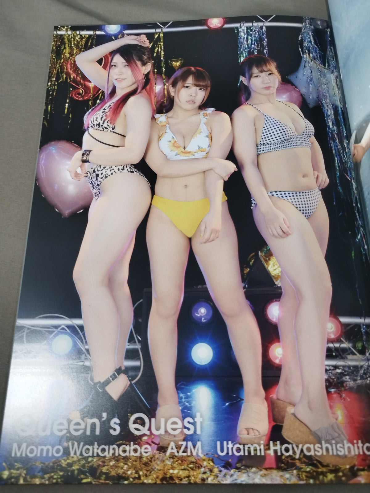 [UNAGI SAYAKA  hand signed autograph 】STARDOM VISUAL BOOK Bikiniing 10