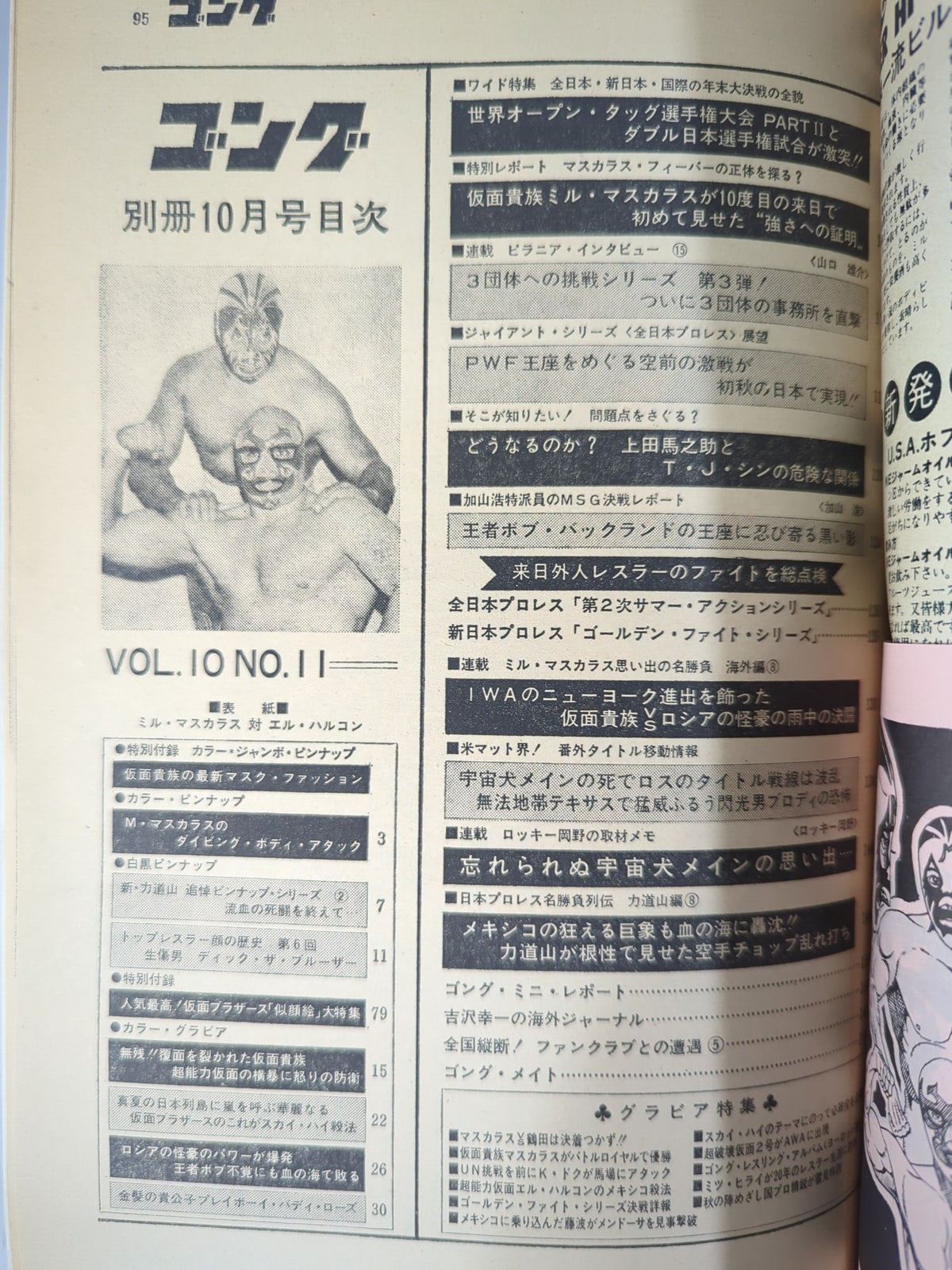 別冊ゴングVol.10 No.11