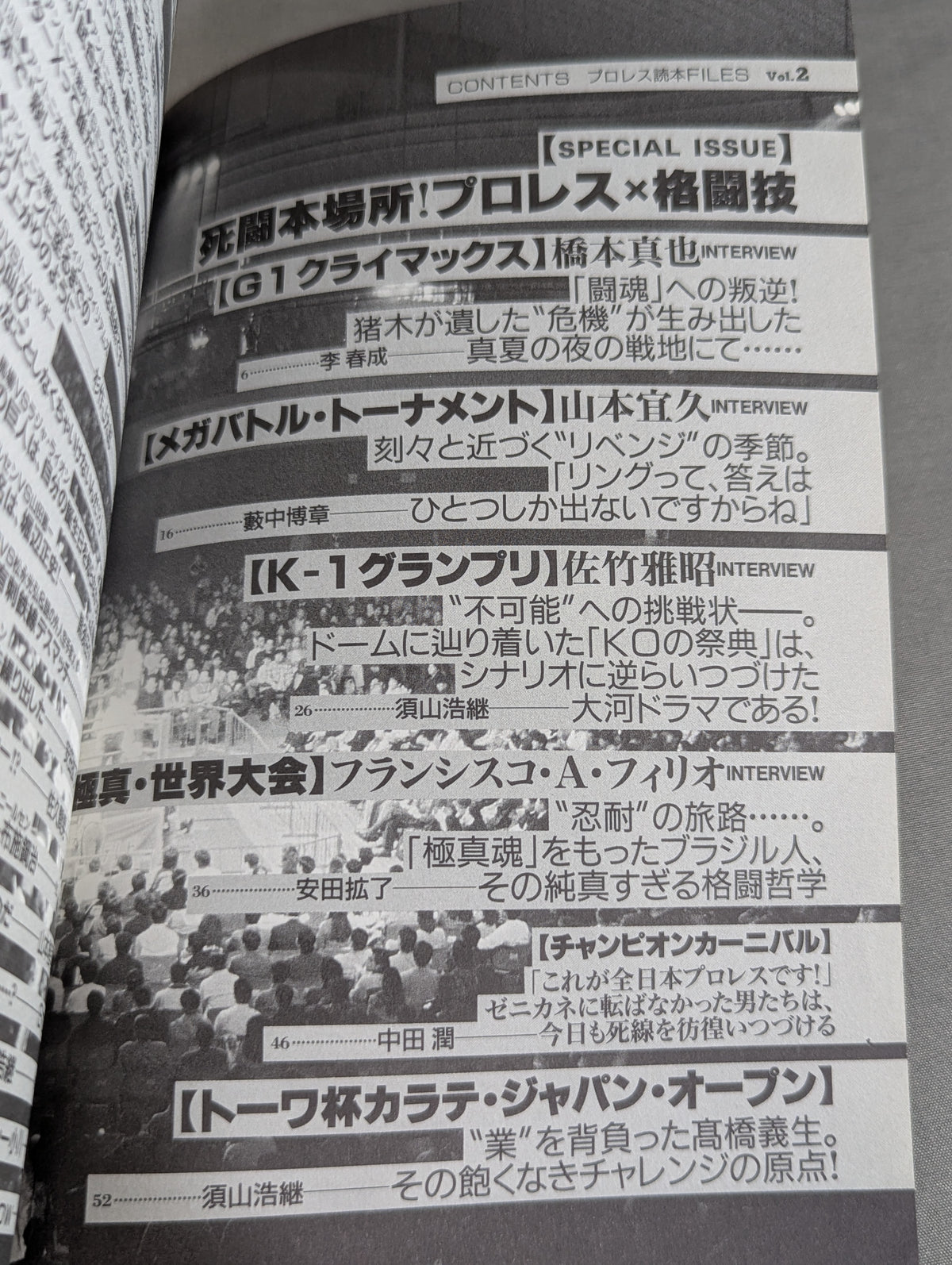 別冊宝島 特別編集 プロレス読本Files Vol.2