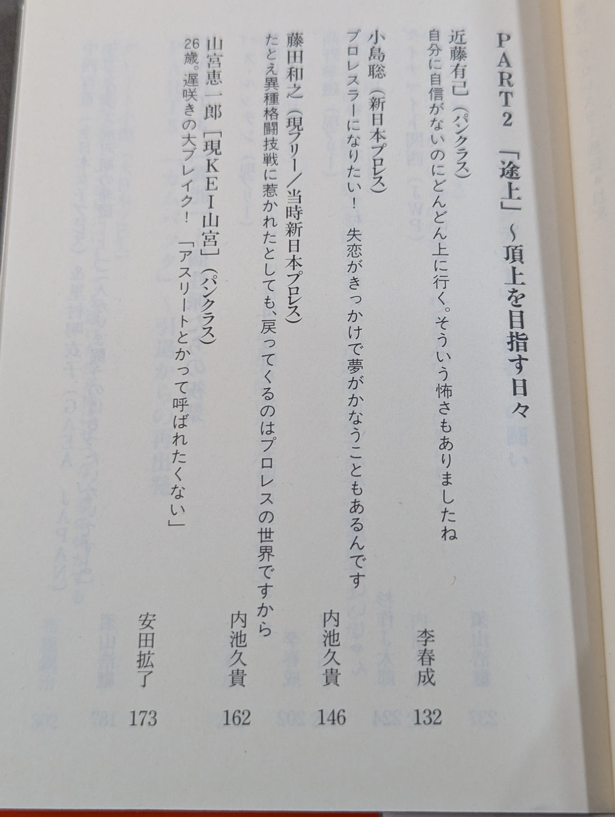 激白 プロレスラー烈伝