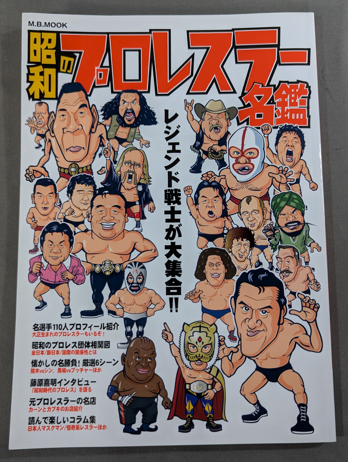 昭和のプロレスラー名鑑 レジェンド戦士が大集合!!