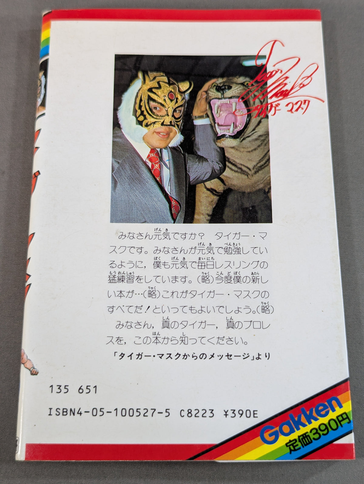 True story manga Tiger mask