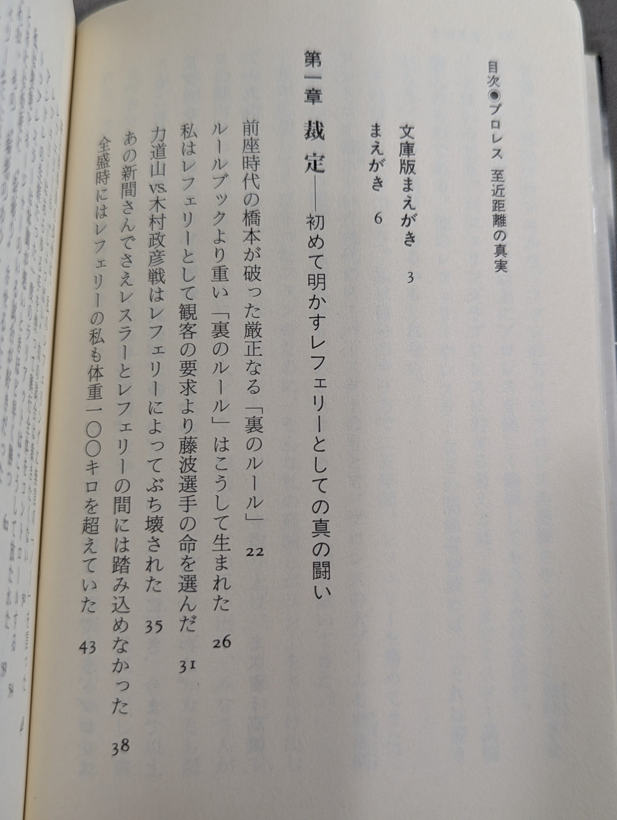 プロレス  至近距離の真実  レフェリーだけが知っている表と裏