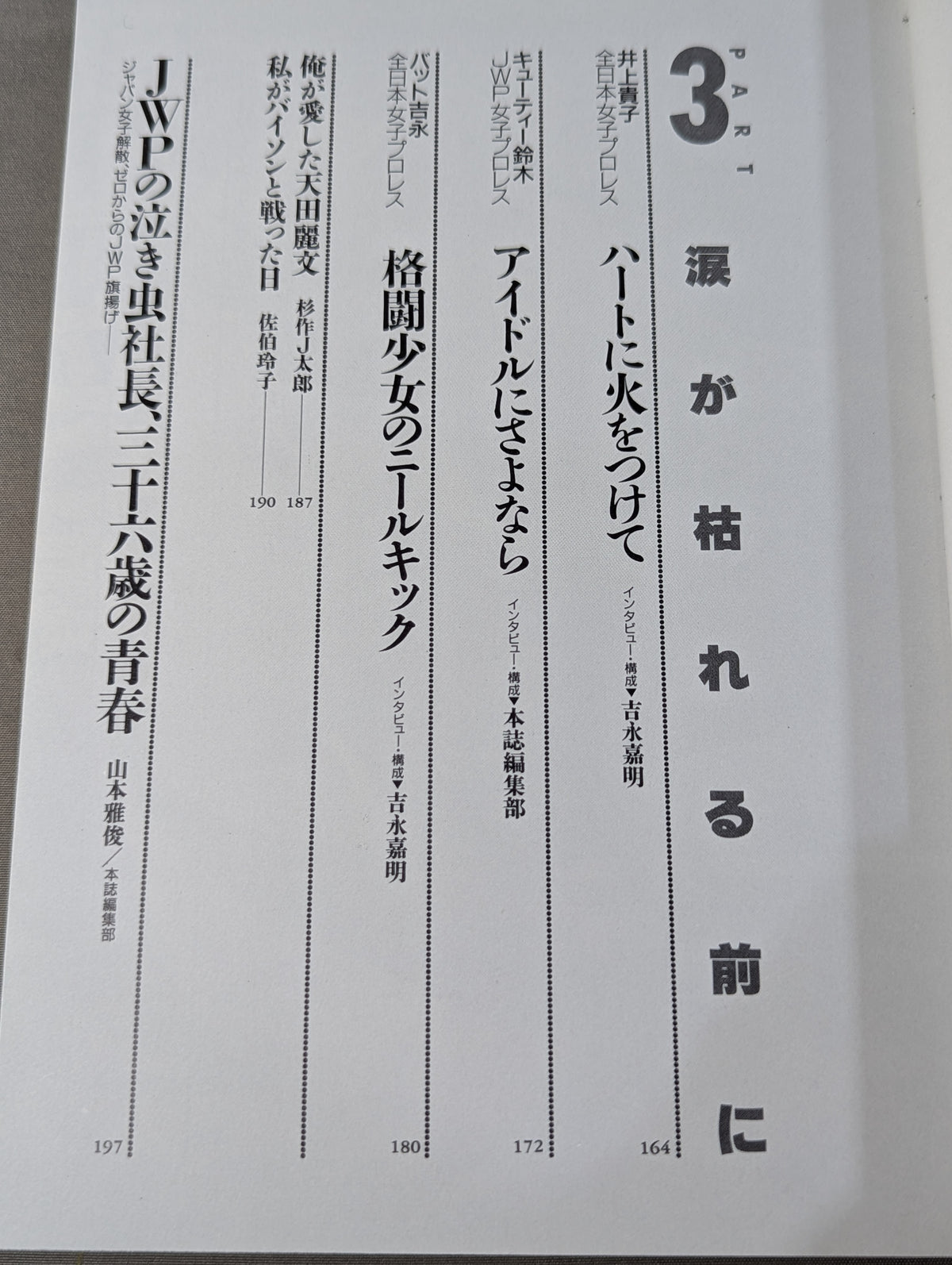 別冊宝島EX 決定版!女子プロレス読本