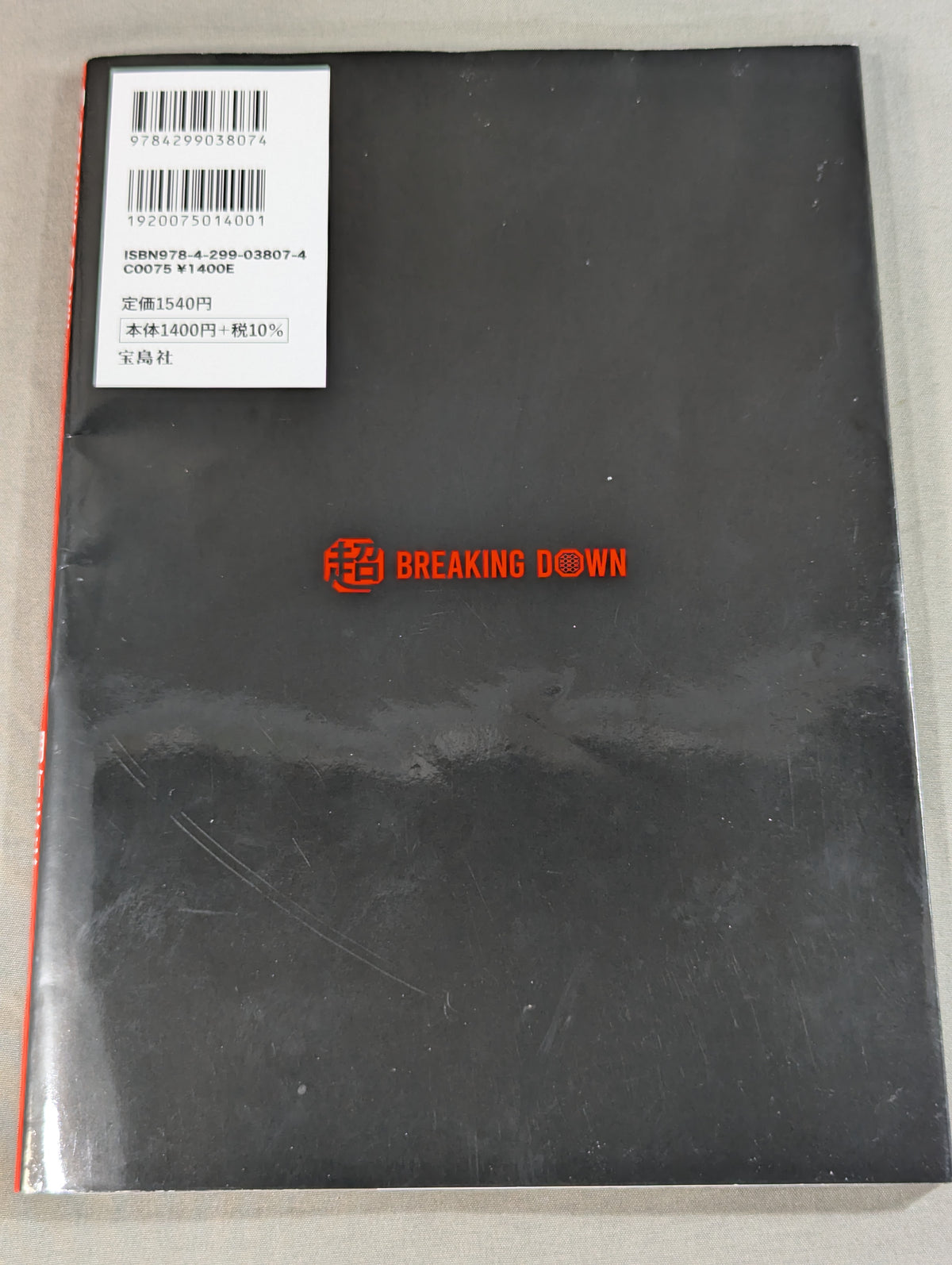 Super BREAKING DOWN Official BOOK