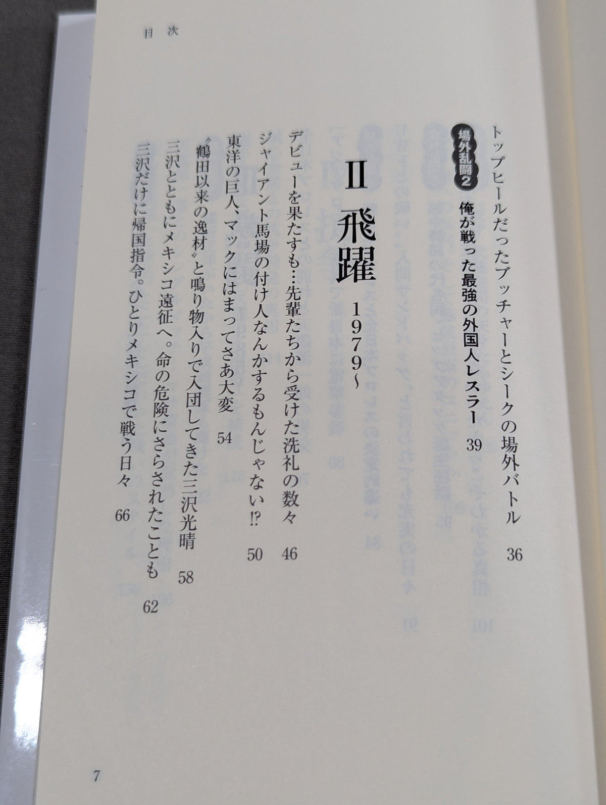 【越中詩郎 直筆サイン入り】侍レスラーの反骨のプロレス熱闘記